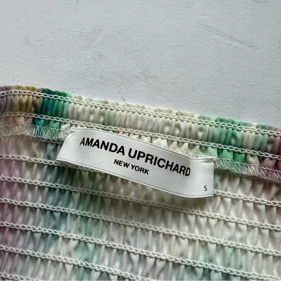 Amanda Uprichard Mariska Skirt in Laguna Tie Dye Small